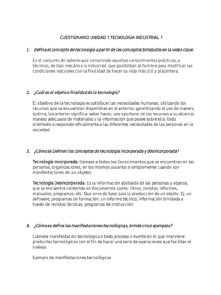 Tecno Uno Examne Precencial 1 | PDF