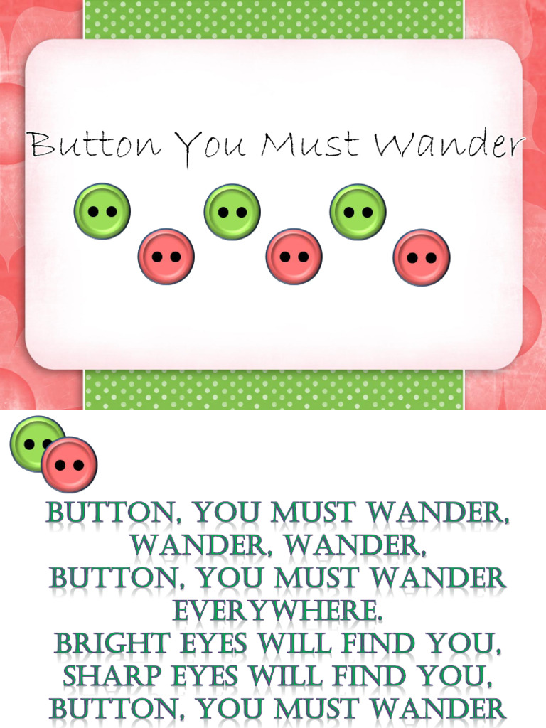 Button You Must Wander | PDF