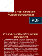 Pre and Post Operative Nursing Management KSU