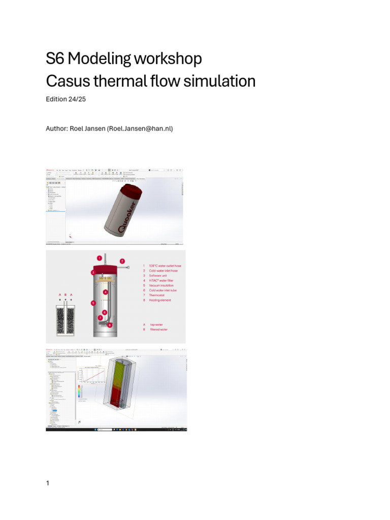 Thermal Flow Simulation Workshop Guide | PDF | Heat Transfer | Thermal ...