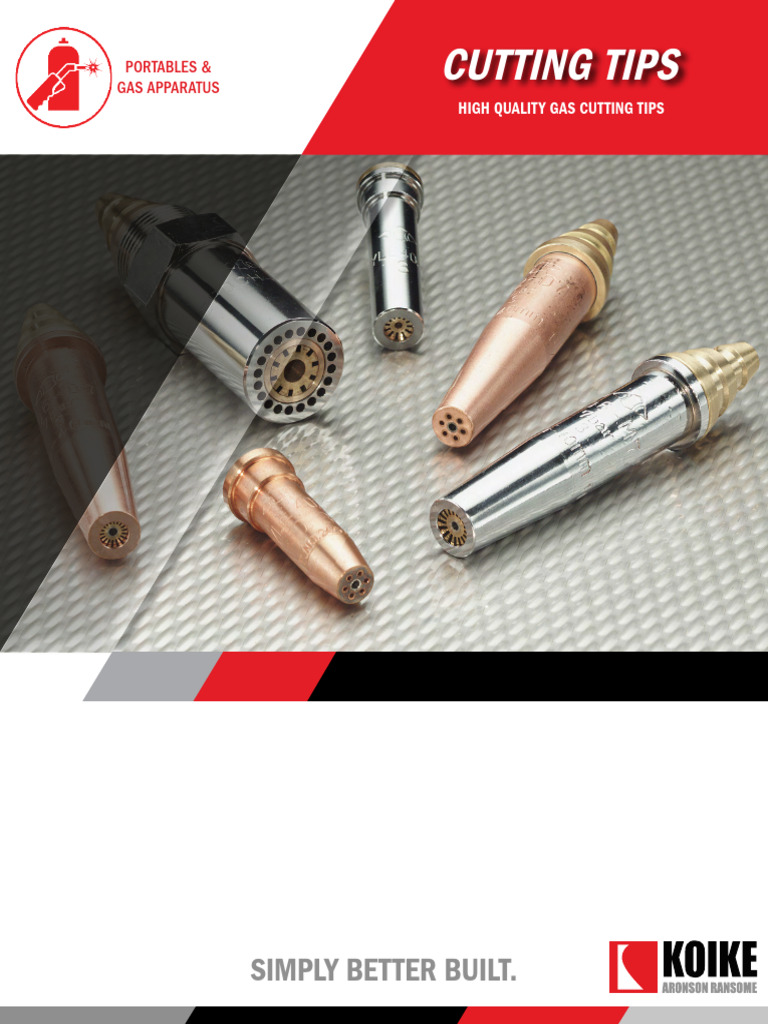 High-Quality Gas Cutting Tips Guide | PDF | Industrial Processes ...