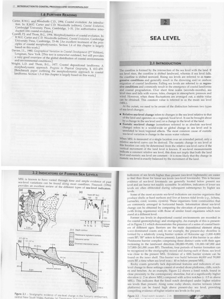 Chapter 02 SeaLevel | PDF | Sea Level | Water