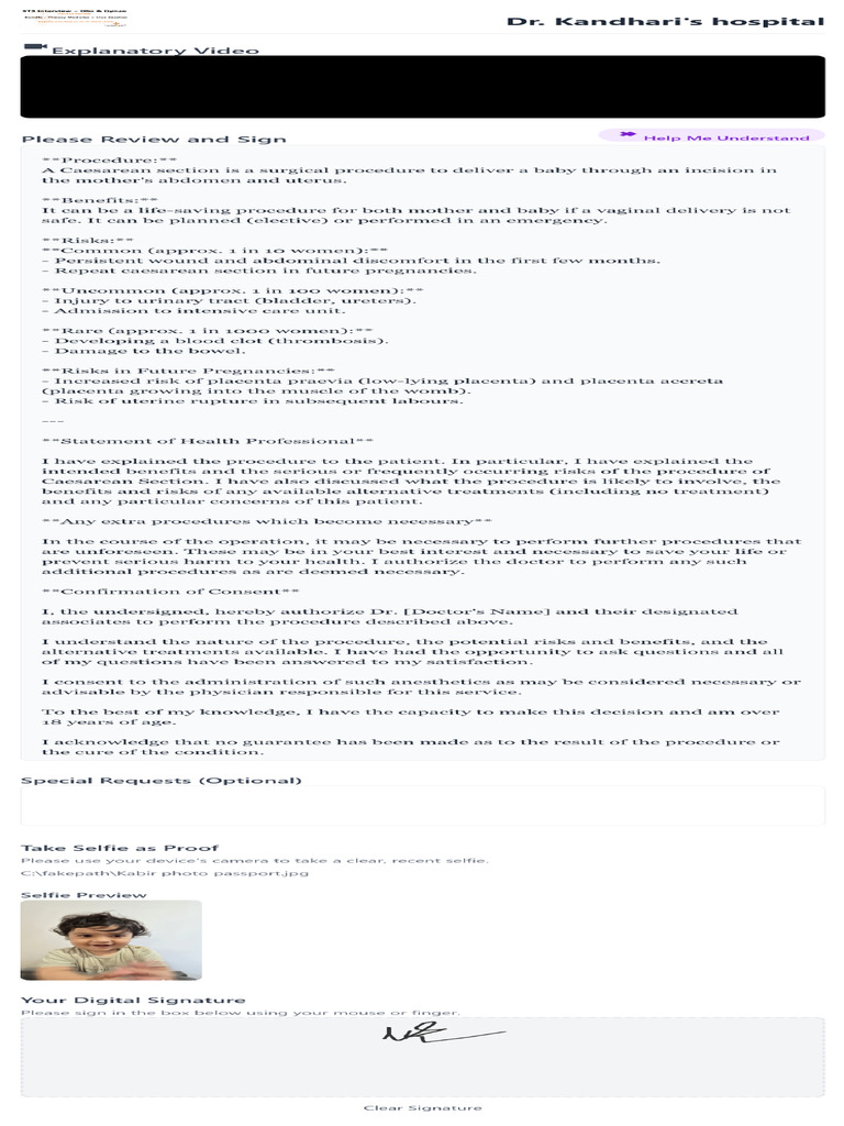 Consent Form 0001 | PDF