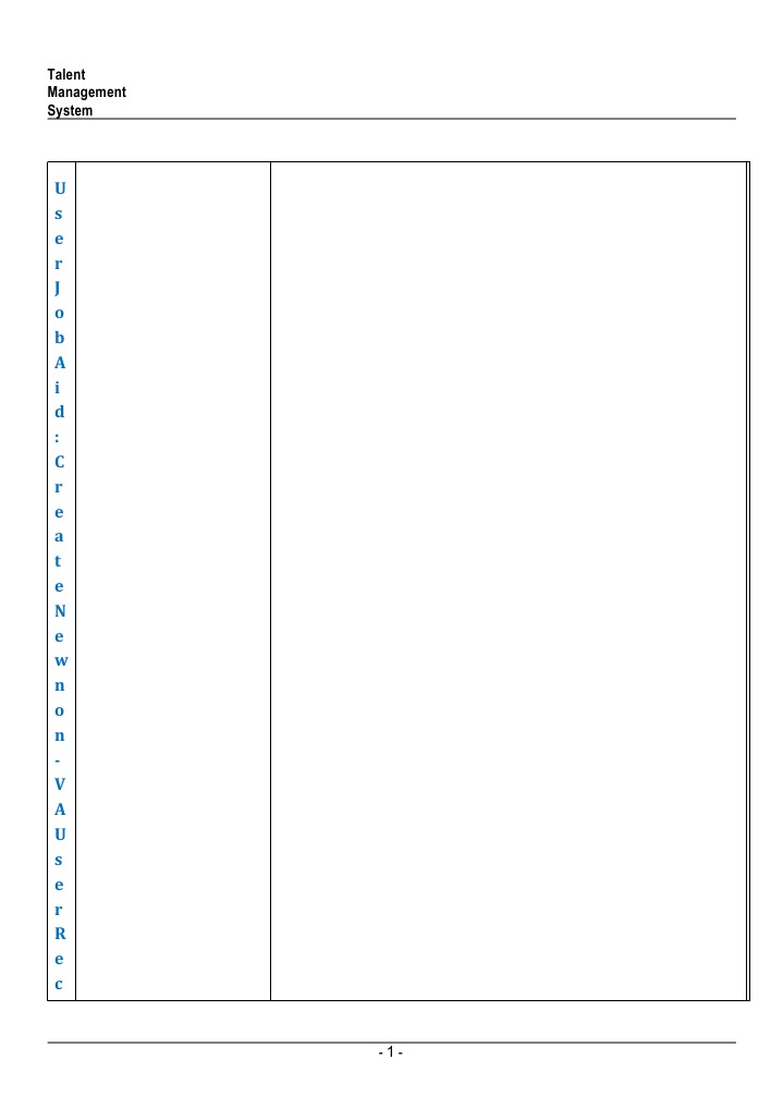 VA TMS User Creation Guide | PDF