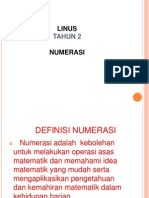 Linus Numerasi Tahun 2 2011