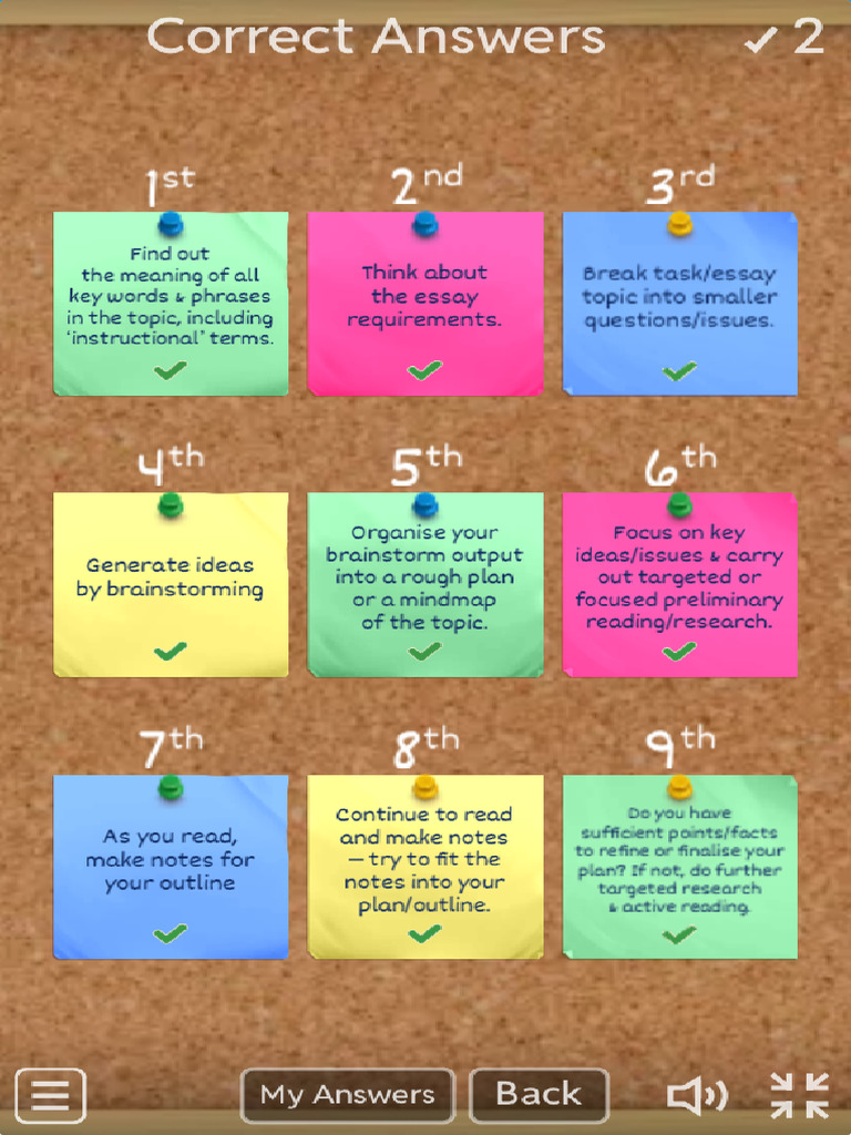 Stages of Essay Writing - Rank Order | PDF