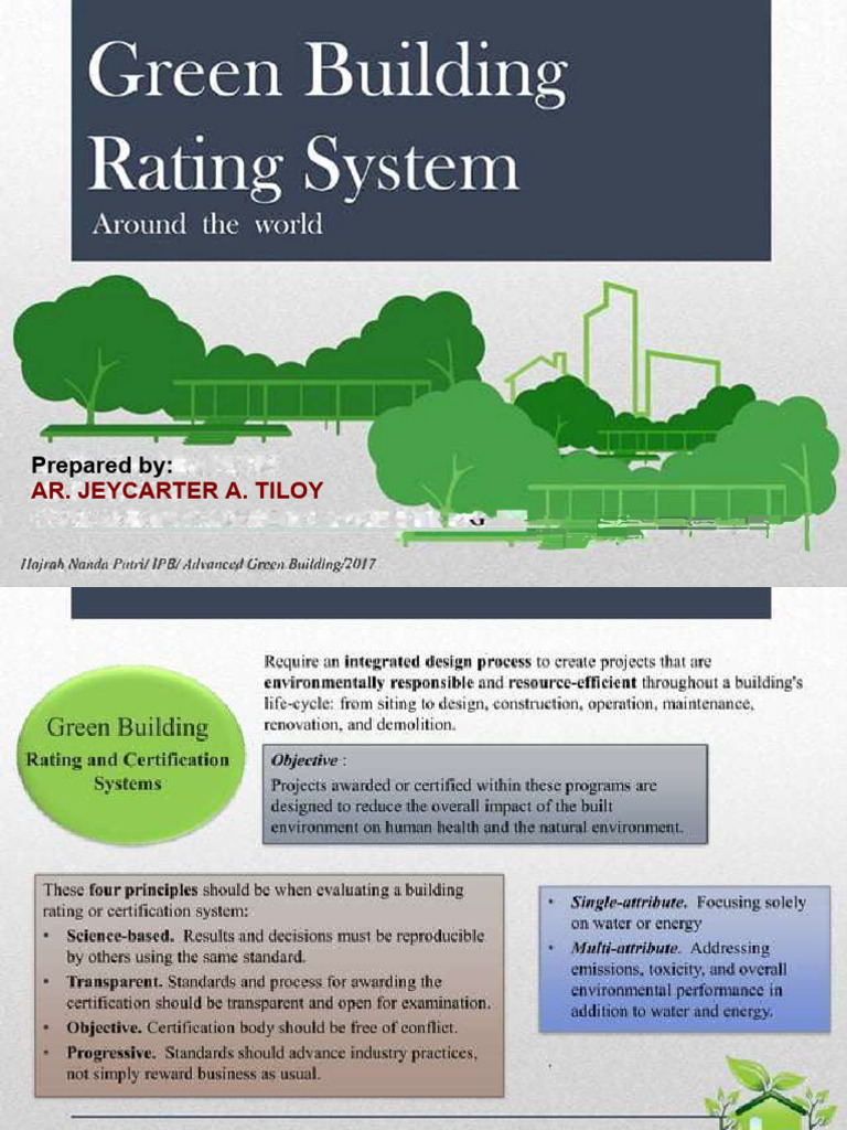 Green Building Rating System Around The World | PDF