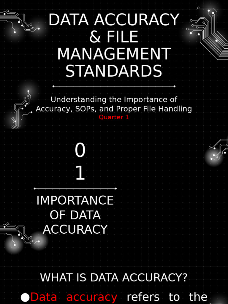 Data Accuracy | PDF