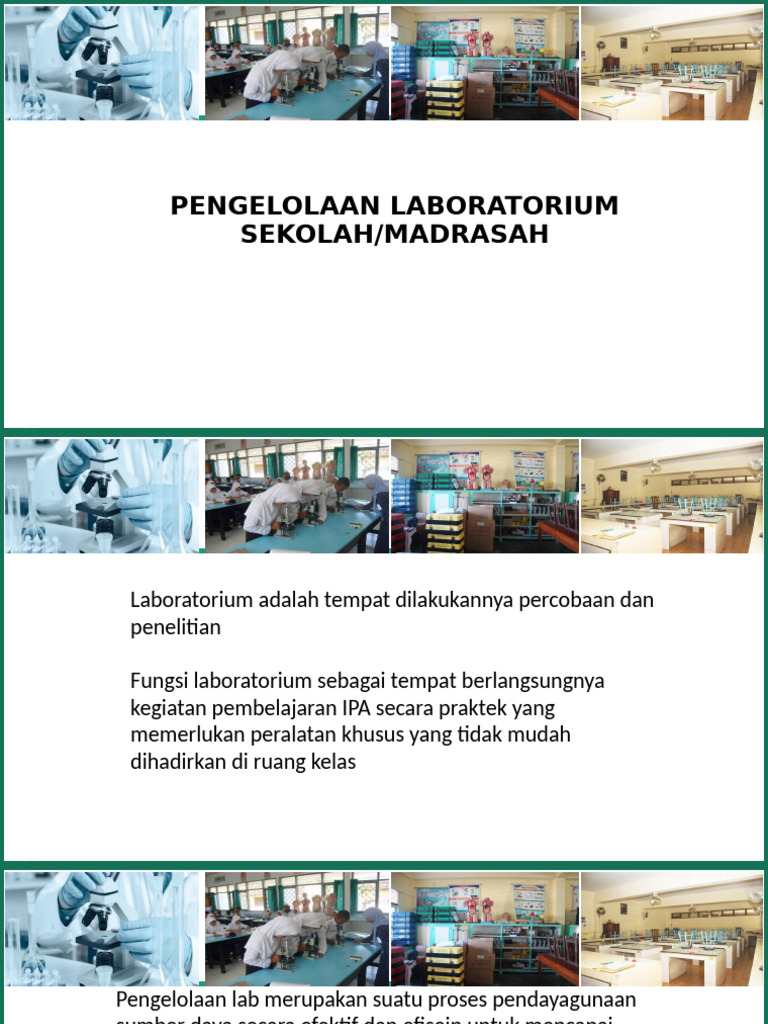 2 Standar Laboratorium Sekolah | PDF