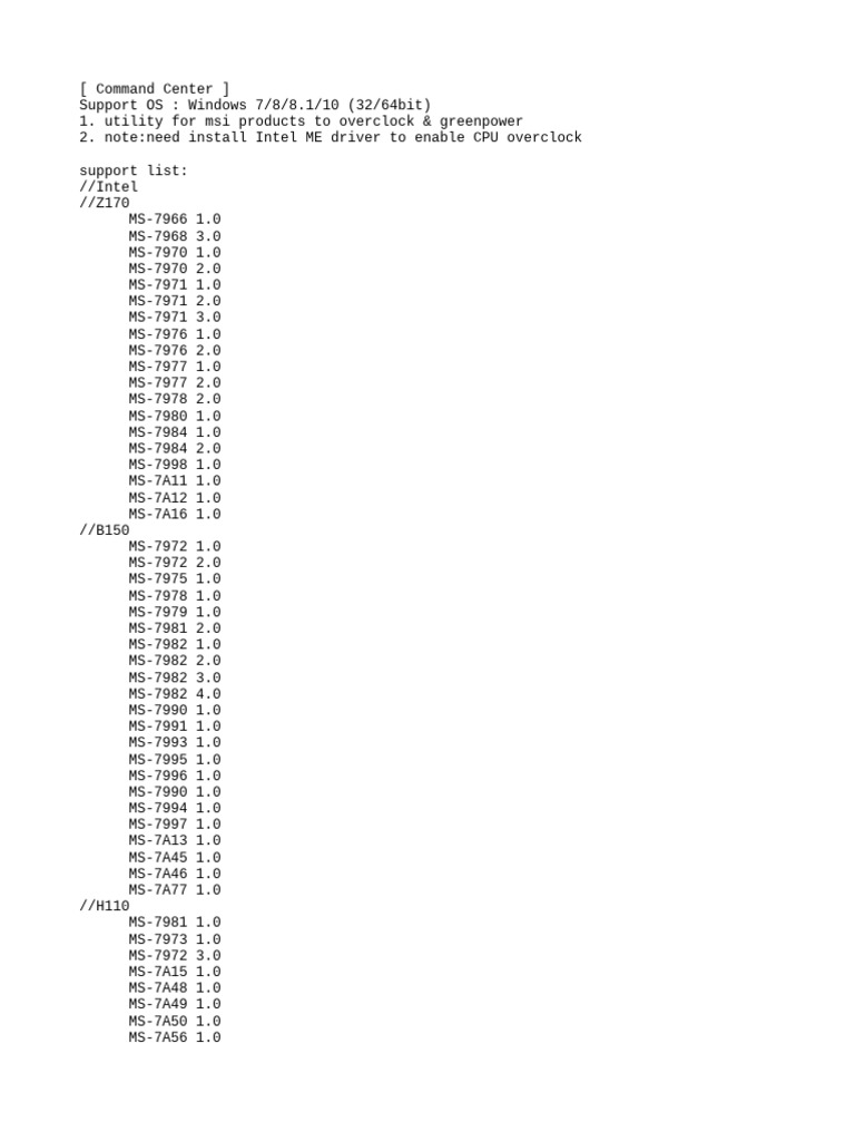 Command Center 2.0 ReleaseNote | PDF | Graphics Processing Unit ...