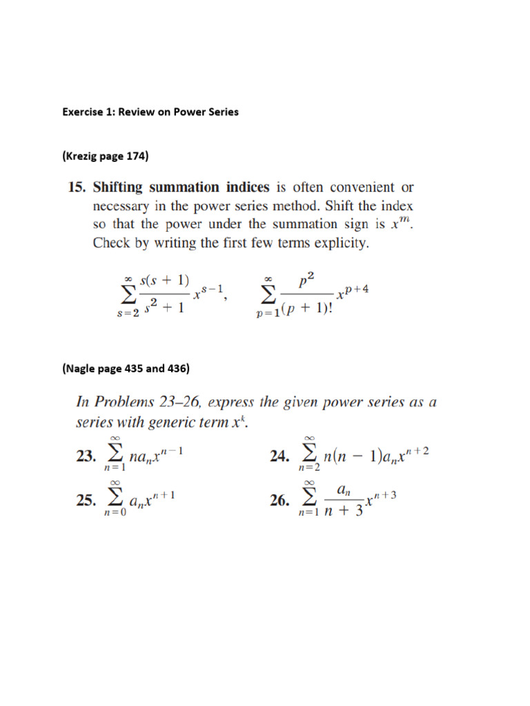 CH1 2 Exercise 1 | PDF