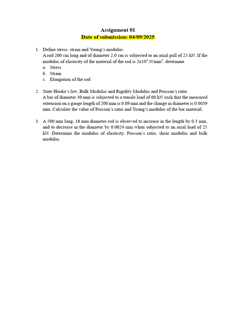Assignment 01 | PDF