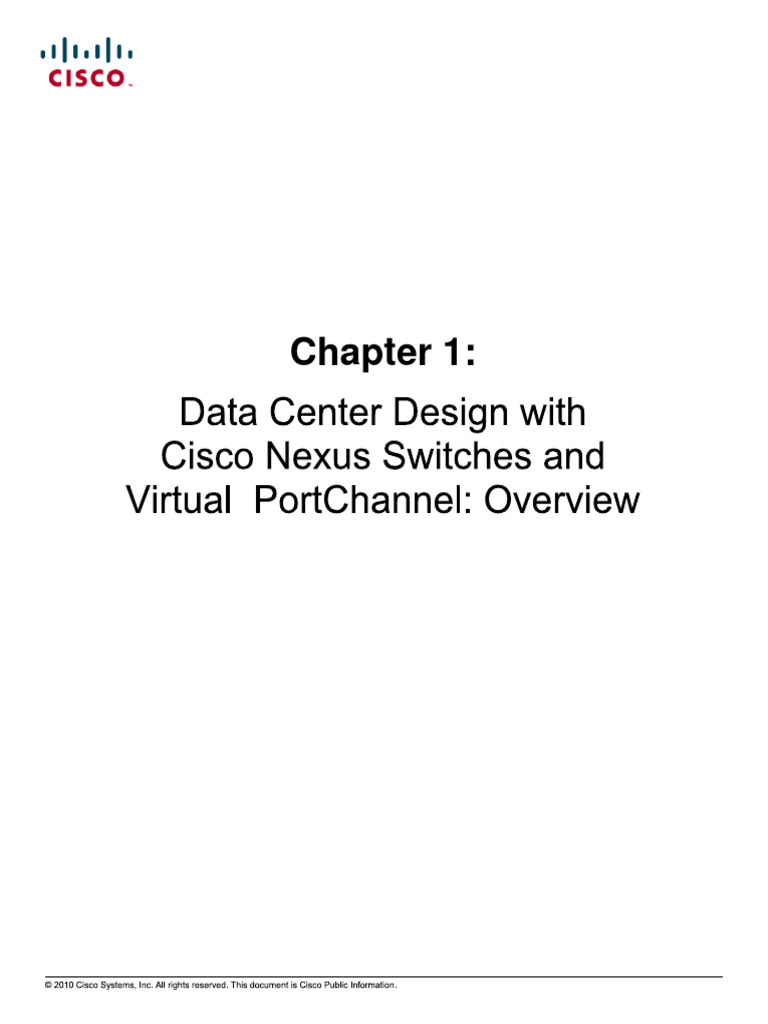 Cisco Nexus Data Center Design Guide | PDF | Network Switch | Computer ...