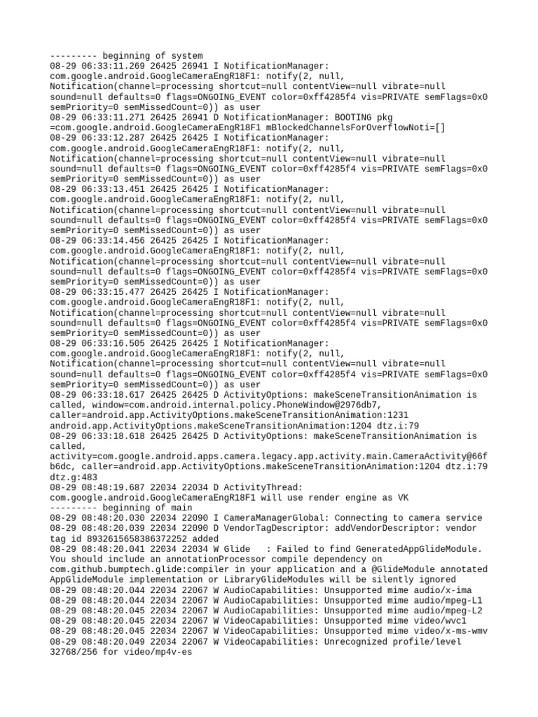 Log Cat 1756428499835 | PDF | Mobile Linux | Embedded Linux Distributions