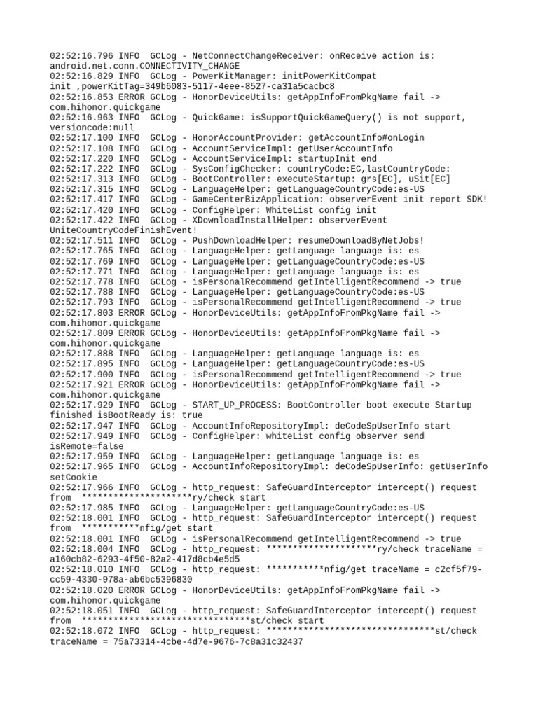 Honor Device Connectivity Logs Analysis | PDF | Software | Networking ...