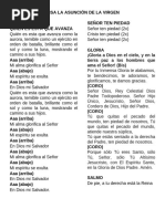 Himno a la Virgen del Valle | PDF | eucaristía | María, madre de Jesús