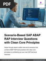 SAP ABAP RAP Interview Questions Guide | PDF | Information Science ...