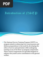 Introduction of NSTP