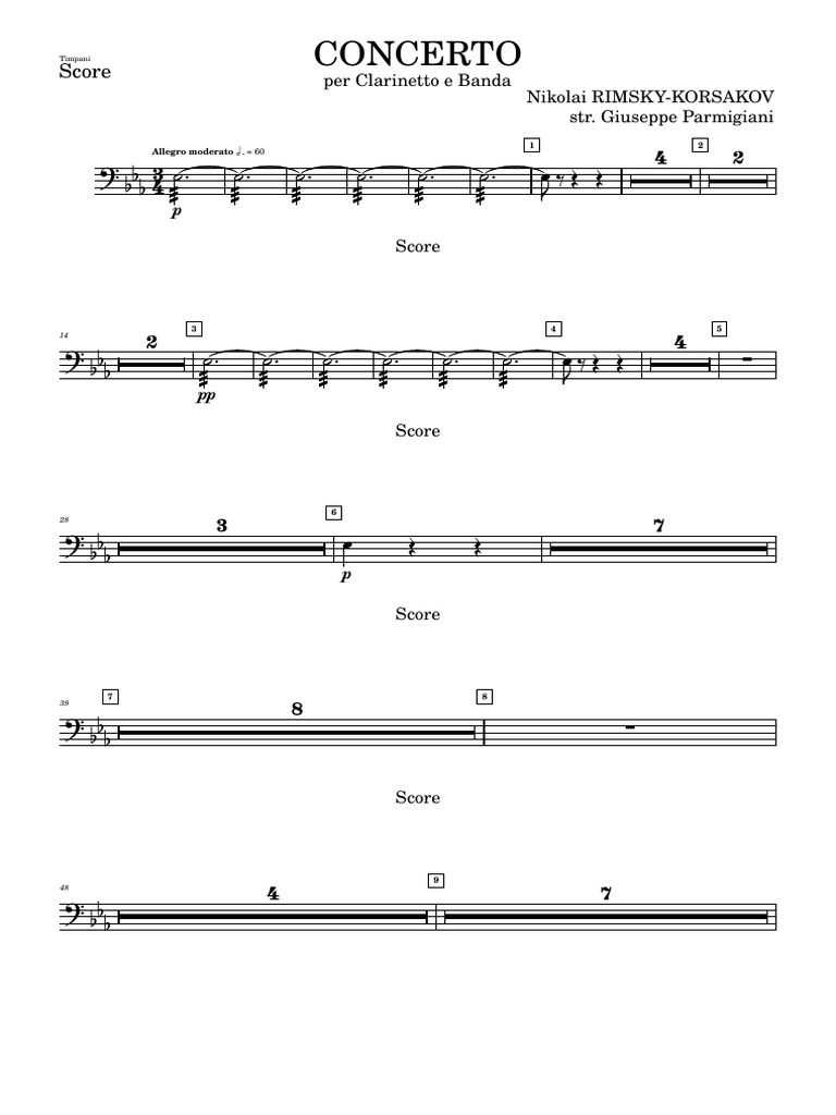 Concerto: Score | PDF | Musical Compositions | Compositions For ...