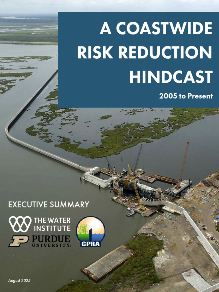 Louisiana Coastal Risk Reduction Analysis | PDF | Hurricane Katrina | Flood