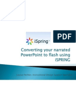 Converting Power Point Using iSpring