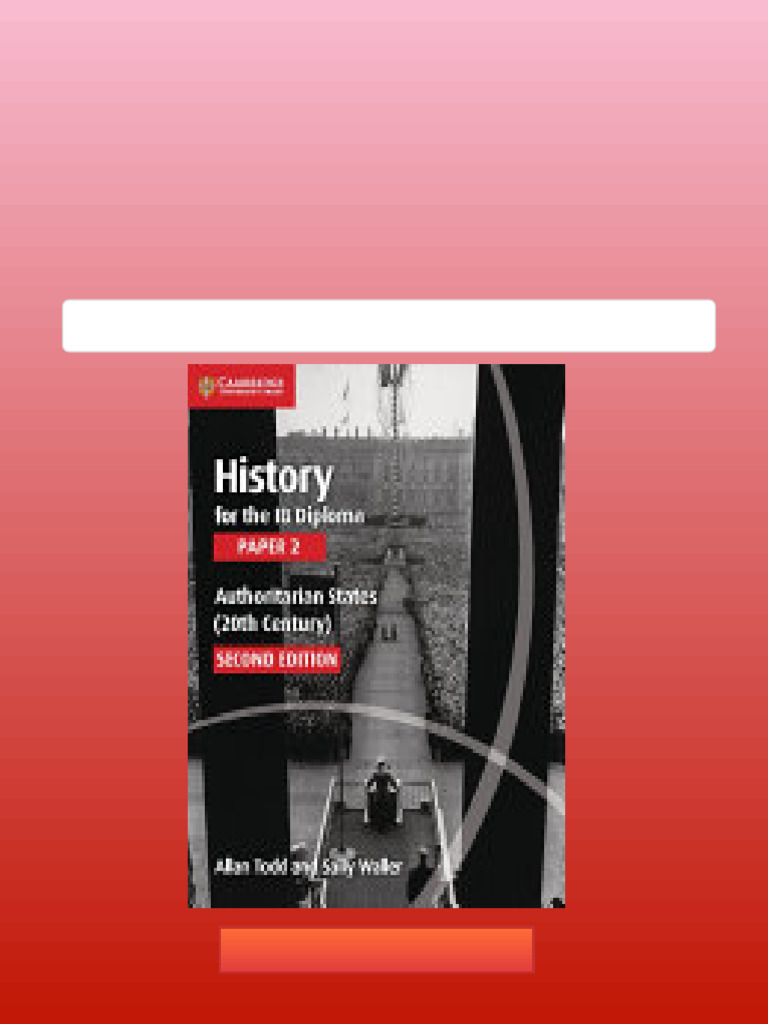 IBテキストAuthoritarian States(20th Century) Amazon.com: History for the IB Diploma Paper 2: 9781107558892