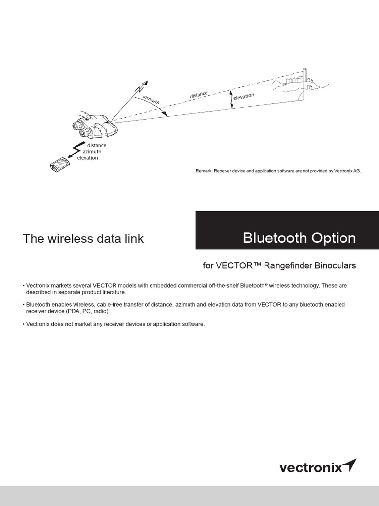 Bluetooth Integration for VECTOR Binoculars | PDF | Bluetooth | Radio