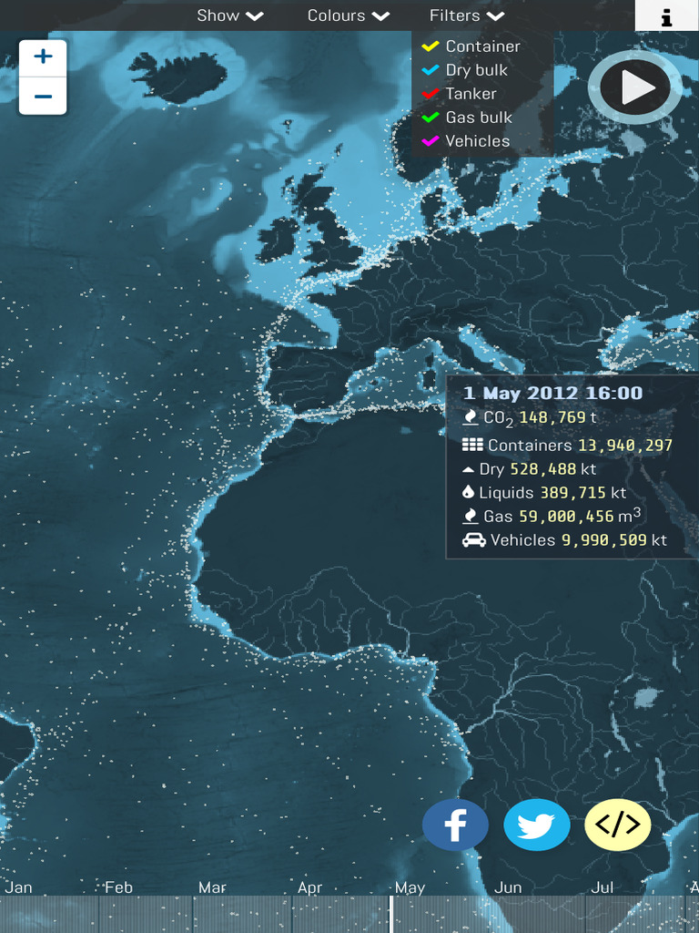 2012 Global Cargo Ship Data | PDF
