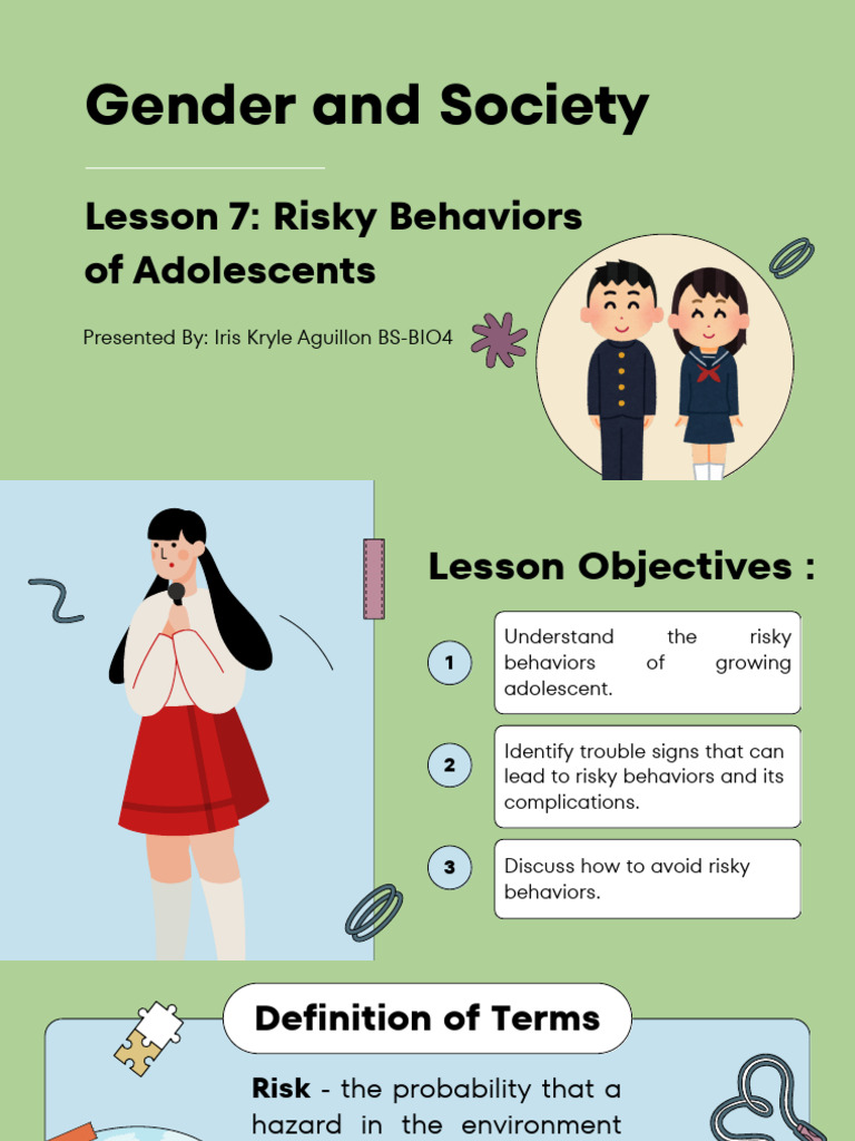 Understanding Adolescent Risk Behaviors | PDF | Adolescence | Cannabis ...