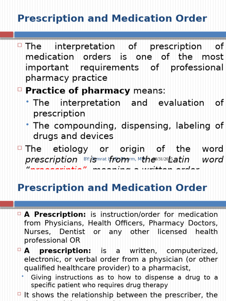 Prescription | PDF | Medical Prescription | Substance Abuse