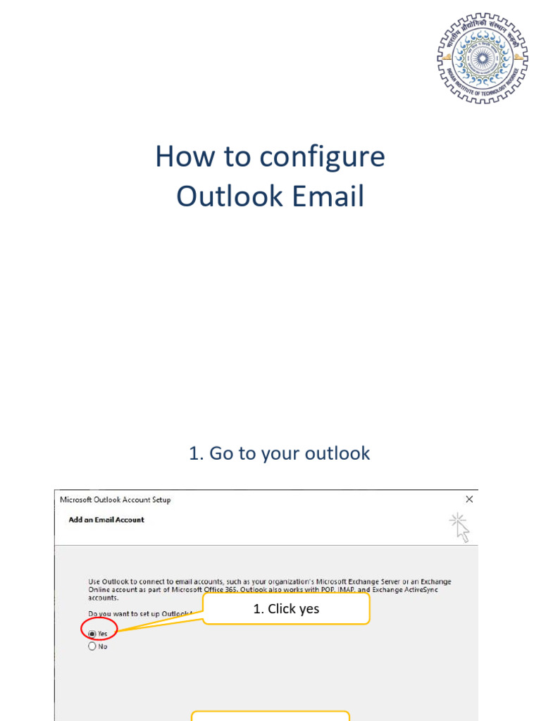 Configure Outlook Email Settings | PDF