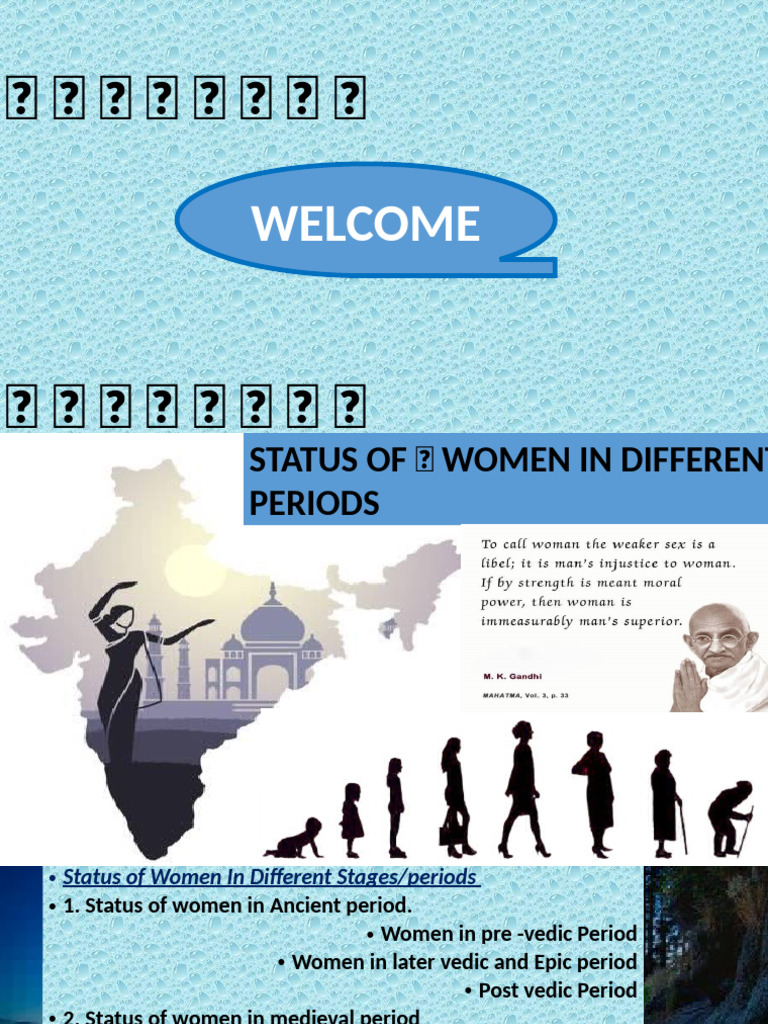 Women's Status Through Ages in India | PDF | Women's Rights ...