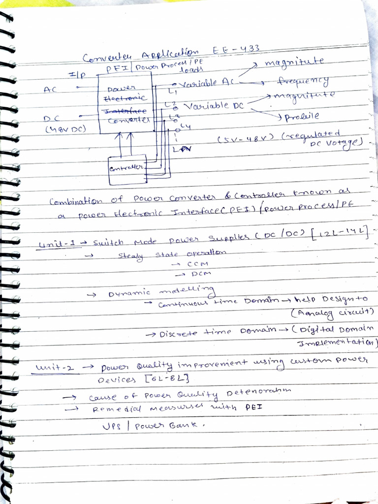E433 Converter Applications | PDF