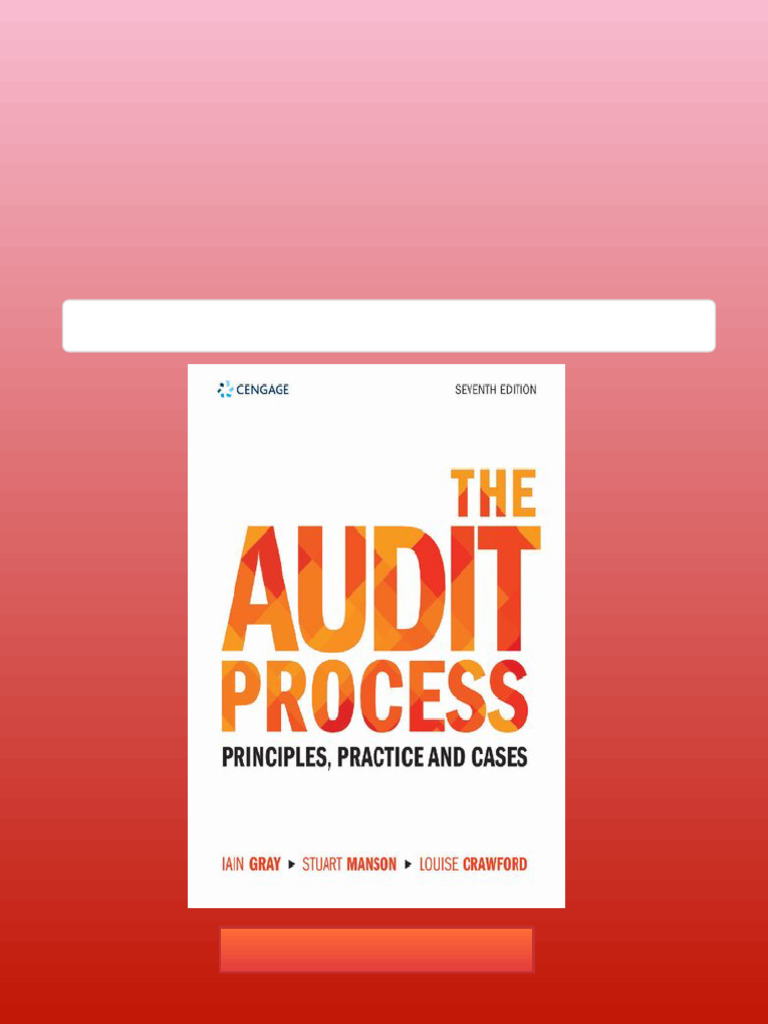 The Audit Process: Principles, Practice and Cases Gray Available