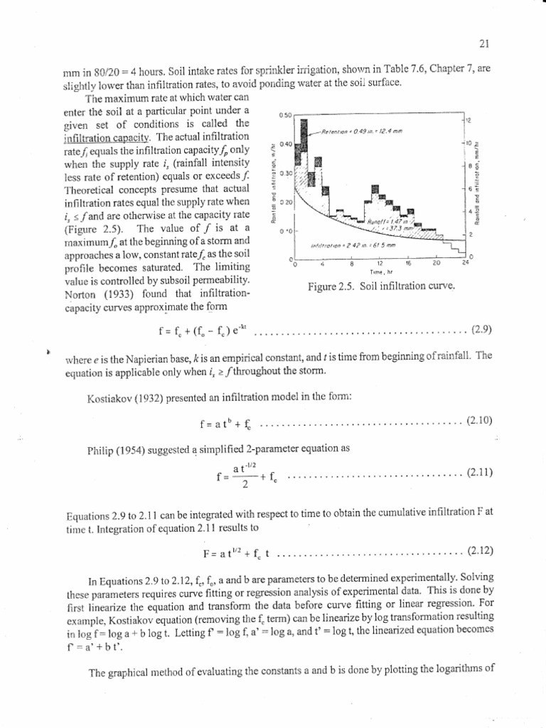 Soil Infiltration and Permeability Analysis | PDF | Porosity | Soil