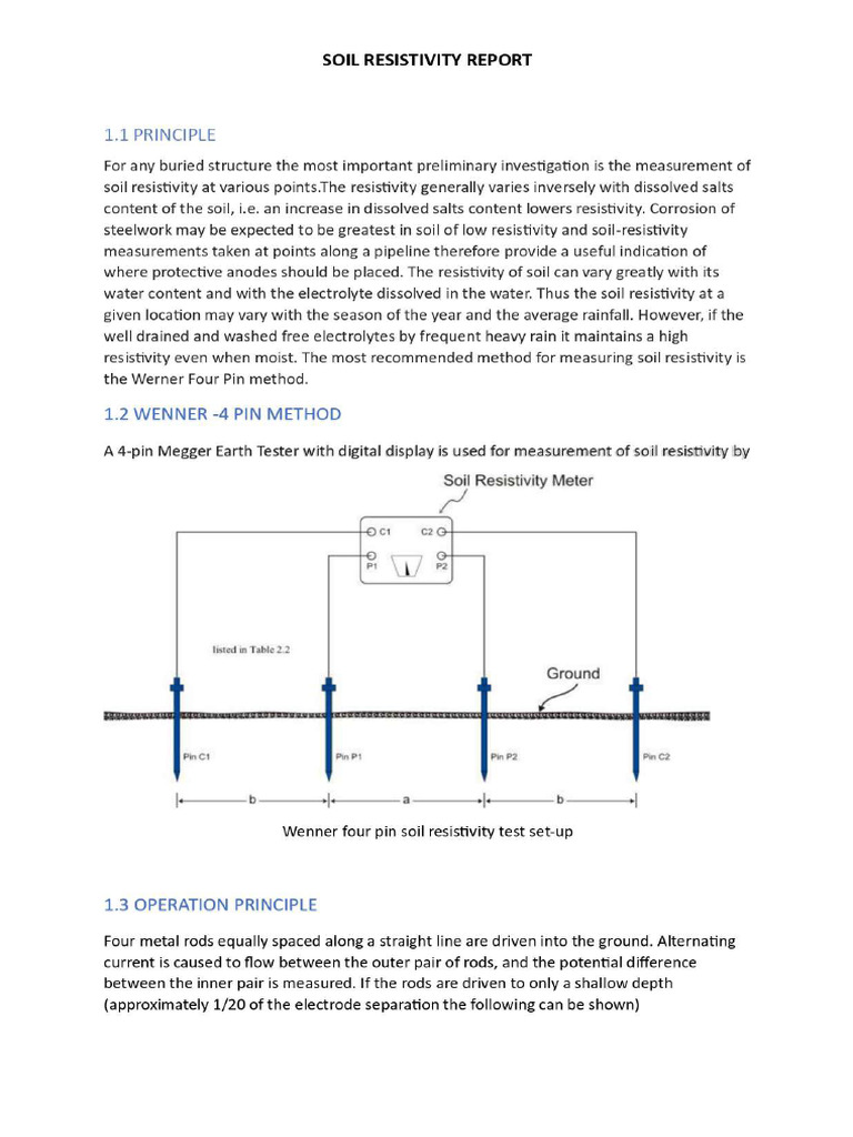 Soil Resistivity Report - Page-0001 | PDF
