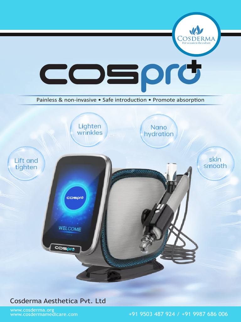 Cosderma Aesthetica Product Overview | PDF