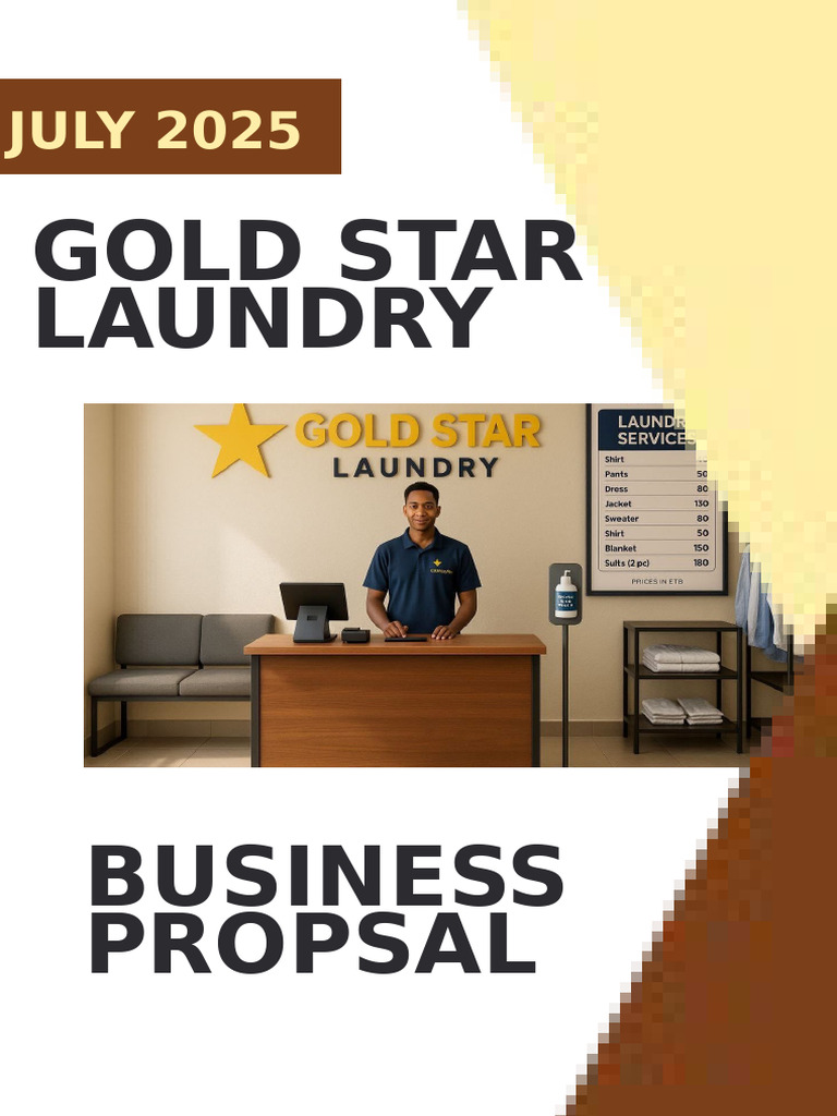 Gold Star Laundry - Business Proposal | PDF | Laundry | Marketing