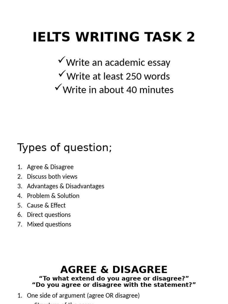 IELTS Writing Task 2 Guide | PDF