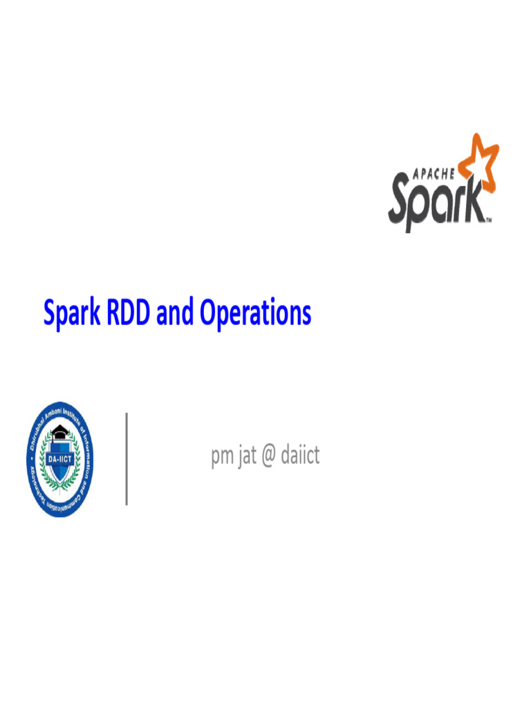 Spark Rdds Operations | PDF | Apache Spark | Map Reduce