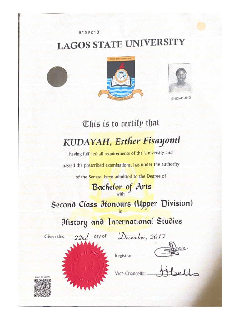 Lagos State University | PDF