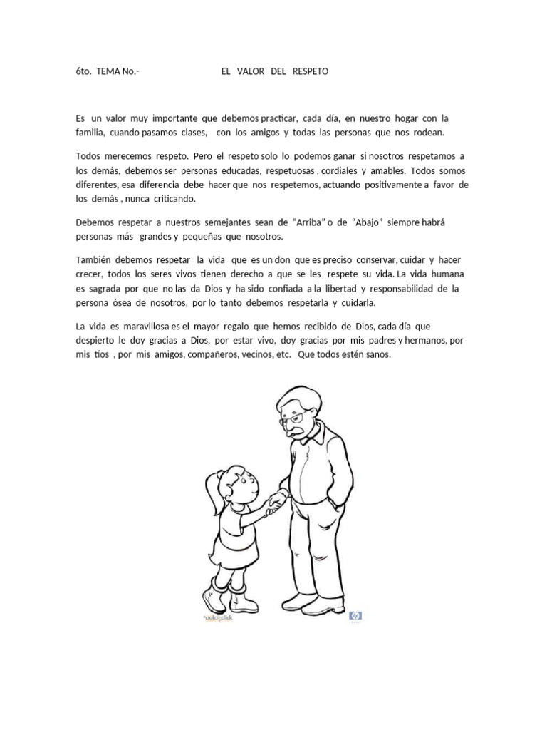 Importancia del Respeto en la Vida | PDF