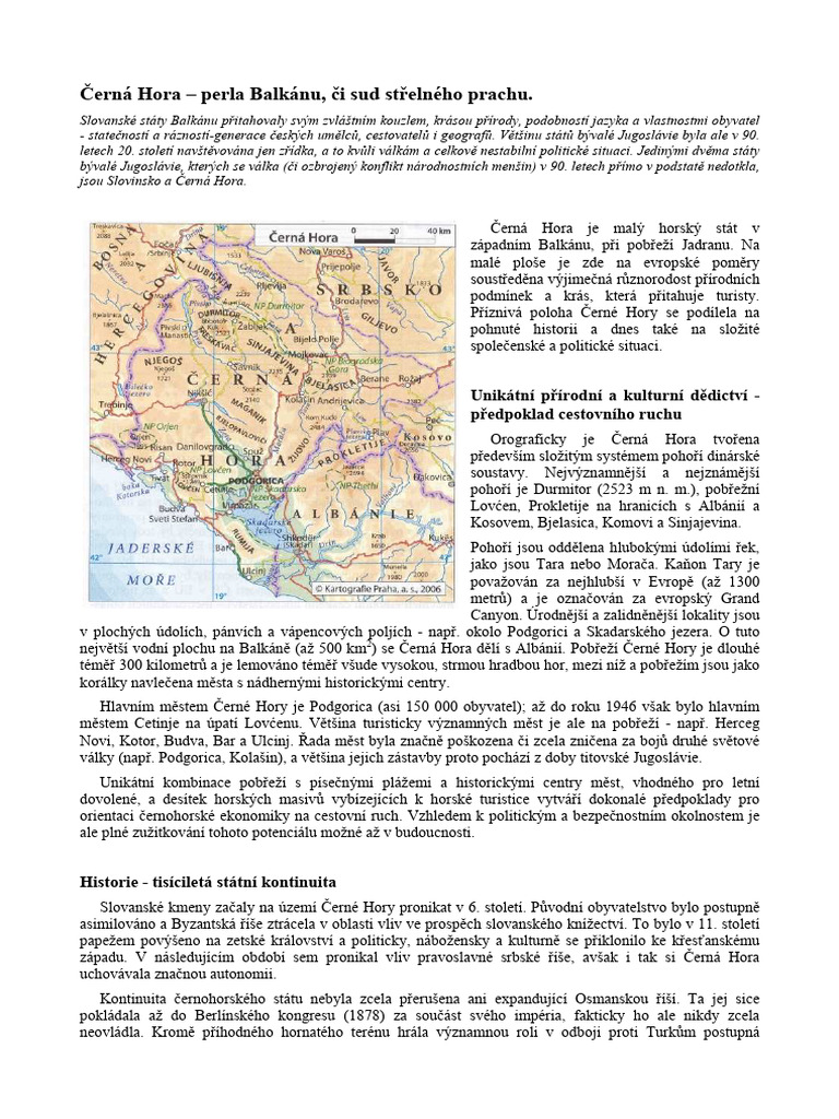 Cerna Hora | PDF