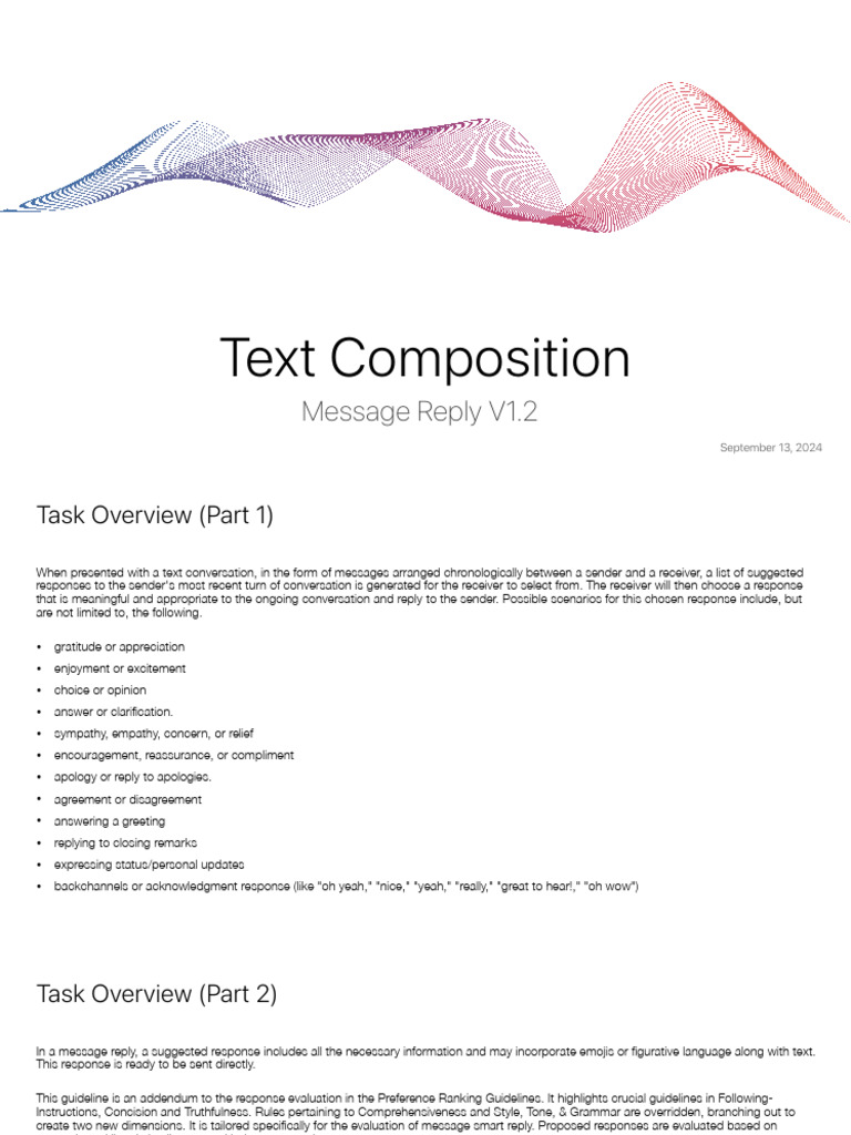 Smart Reply Guidelines for Messaging | PDF | Information | Human ...
