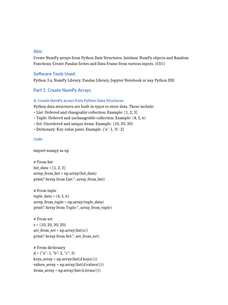New Updated Dav Experiment-3 | PDF | Computer Programming | Computer Data