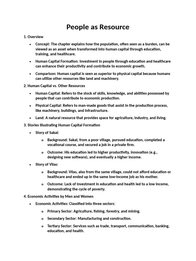 Human Capital: Key to Economic Growth | PDF | Human Capital | Unemployment