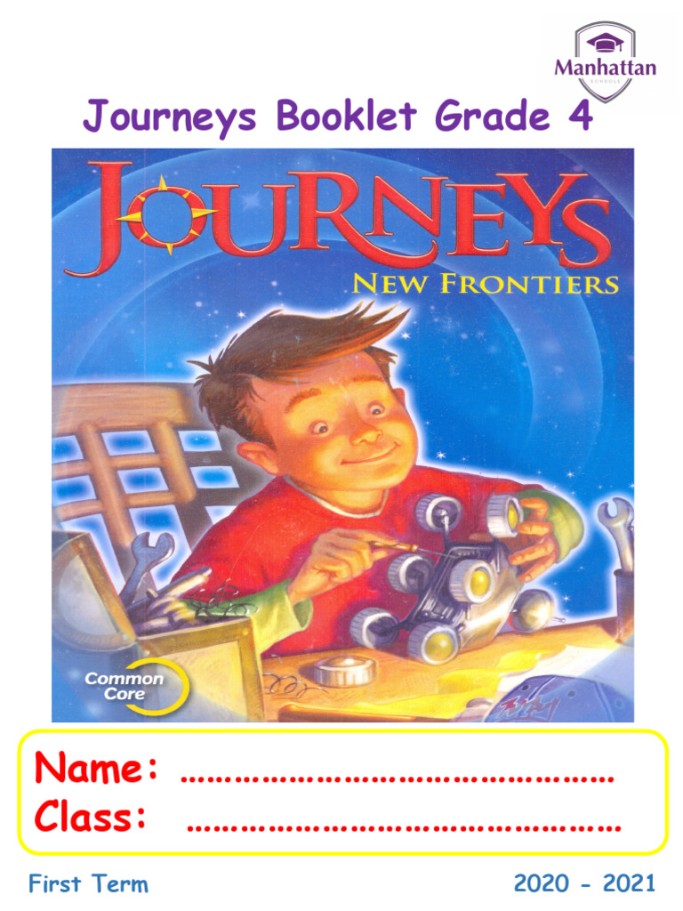Grade 4 Journeys Booklet Overview | PDF | Adjective | Verb