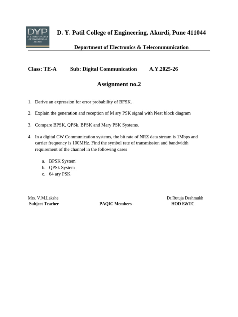 Assingment No.2 a-DC | PDF