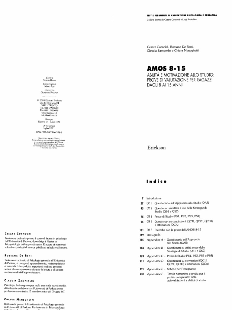 AMOS 8-15 - Manuale | PDF
