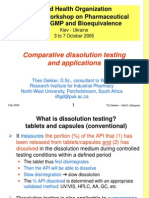 Comparative Dissolution